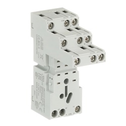 Zoccolo logico CR-M3LS per relè 3 c/o, connessioni a vite, applicazioni elettriche industriali
