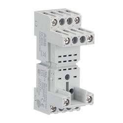 Zoccolo standard CR-M2SS per relè 2 contatti 2 c/o con morsetti a vite per installazioni elettriche affidabili