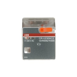 Relè interfaccia pluggable 230VAC 2 contatti commutatori 250V 10A per automazione elettrica