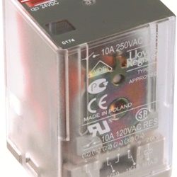 Relè interfaccia pluggable 3 contatti 3 C/O 230VAC 250V 10A per controllo circuiti elettrici
