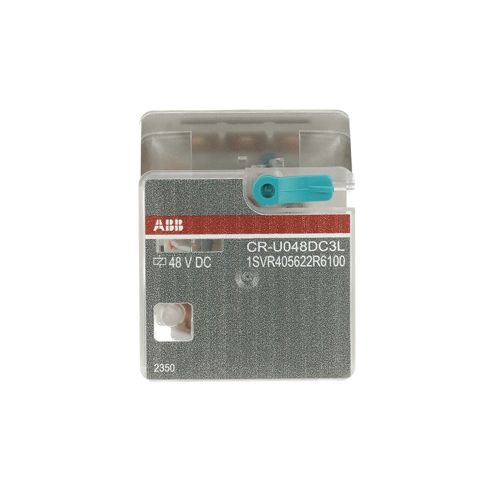 Contattore elettromeccanico 48VDC 3 contatti commutazione 250V 10A per automazione industriale