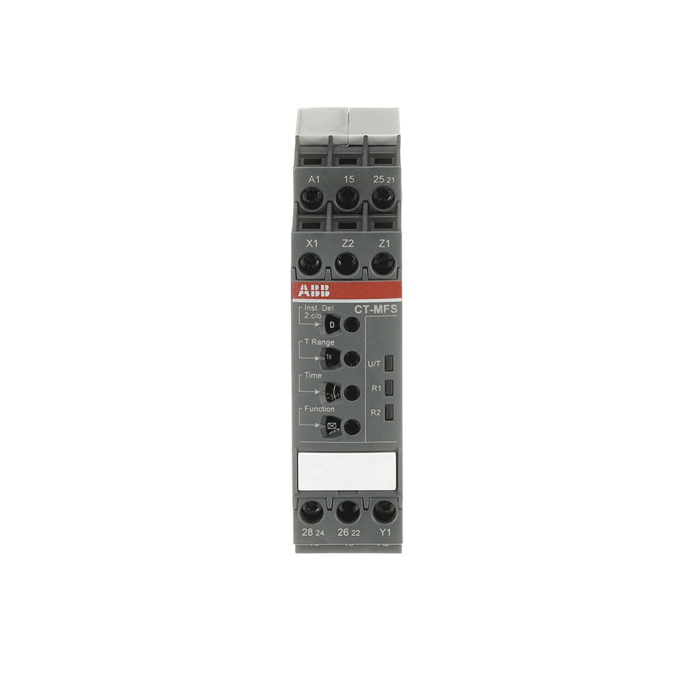 Timer multifunzione CT-MFS.21S 2 contatti 24-240V AC/DC controllo temporizzato industriale