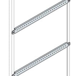Profili orizzontali rinforzo metallo larghezza 1000mm per strutture automazione industriale