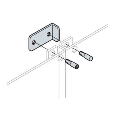 Kit unione piastre maggiorate resistente per quadri elettrici automazione industriale