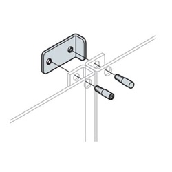 Kit unione piastre maggiorate resistente per quadri elettrici automazione industriale