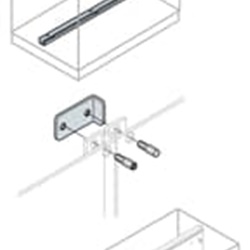 Piastra fondo magnetica oversized 2000x800 mm con binario e kit montaggio per automazione industriale