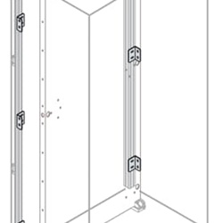 Rinforzi intermedi fissaggio supporto quadro elettrico 6 pezzi materiali resistenti automazione