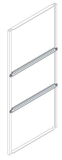N.2 PROFILI ORIZ. RINF. PIASTRA L 8