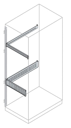 Traverse supporto interno altezza 100 mm per armadi automazione