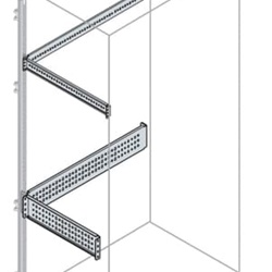 Traverse supporto interno altezza 100 mm per armadi automazione