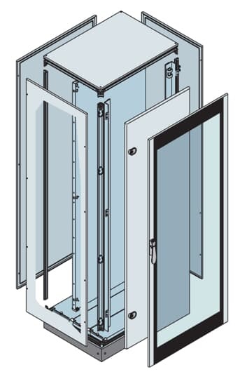 Controporta robusta 1800x800mm per quadri automazione