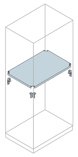 Pannello divisorio orizzontale 600x600 mm per quadri elettrici