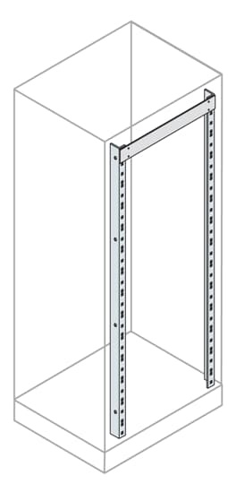 Telaio rack 19 pollici 38HE 1800x600 mm fisso per automazione industriale
