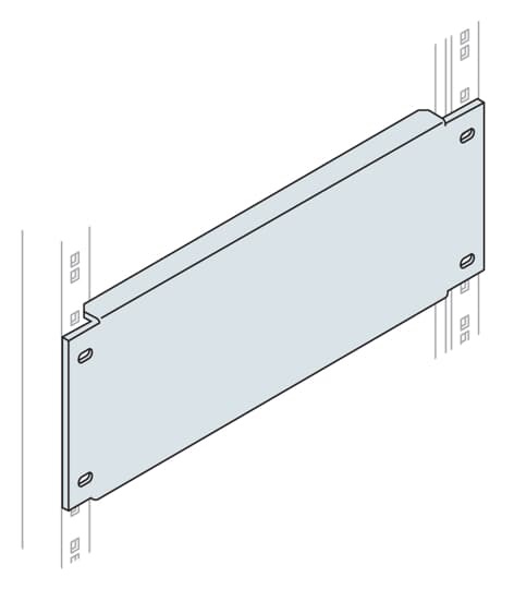 Pannello alluminio 19 rack 7 unità automazione industriale