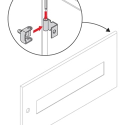 Chiusure rapide per pannelli kit 5 pezzi fissaggio sicuro applicazioni elettriche industriali