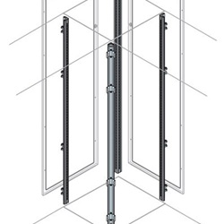 N.4 MONTANTI X STRUTTURA ANGOLO H 2