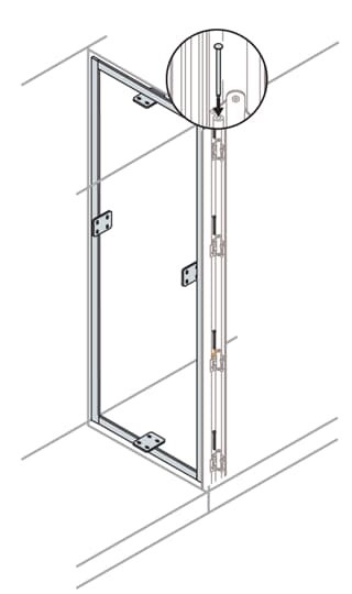 Kit unione armadi industriale resistente per assemblaggio e integrazione automazione