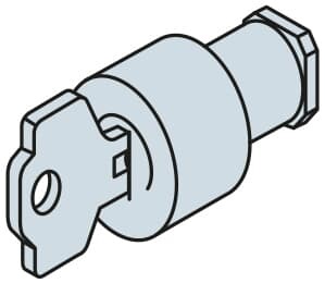 Inserto Ronis 455 con chiave per serrature sicurezza professionale