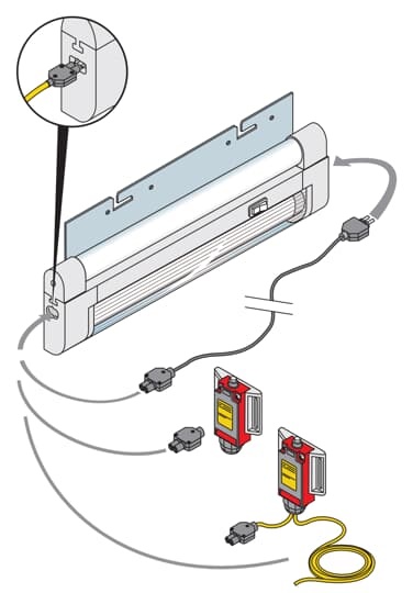 Lampada fluorescente 8W 220-240V per armadi elettrici