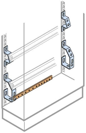 N.2 SUPP.INCLINATI UNA FILA MORSETT