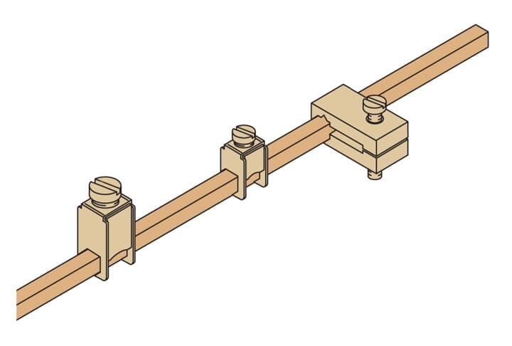 Morsetti cavi 4-35mm² kit 100 pezzi per impianti elettrici modulari