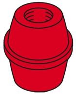 N.50 ISOLATORI M8X30 X BARRE 20-25-