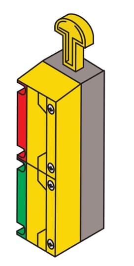 Interblocco sicurezza 1 contatto NC per automazione industriale