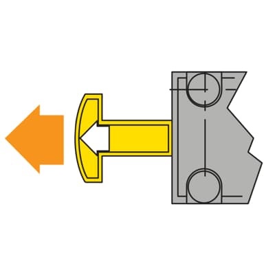 Contatto ausiliario 1 NC normalmente chiuso automazione industriale