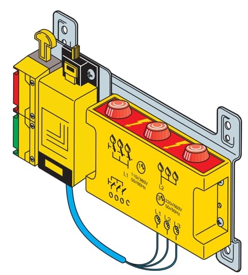 Dispositivo presenza tensione 1 contatto per quadri elettrici industriali
