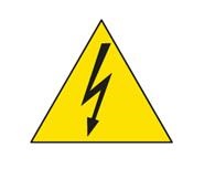 Etichette PVC adesive triangolari 300pz ABB