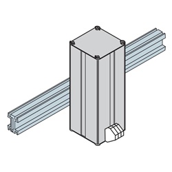 Resistenza anticondensa 30W compatta 115x42x42mm per quadri elettrici industriali e civili