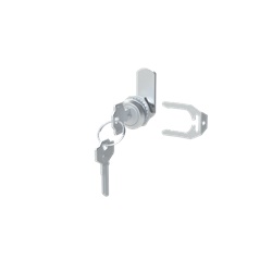 Chiusura tipo Yale con chiave Ø19mm sicurezza per quadri elettrici e armadi distribuzione
