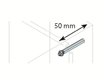 Distanziali per piastra 50 mm kit 12 pezzi montaggio elettrico professionale robusto