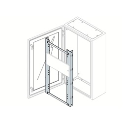 Supporto montaggio pannello DIN 25 moduli 4 file 800x600 mm quadro elettrico