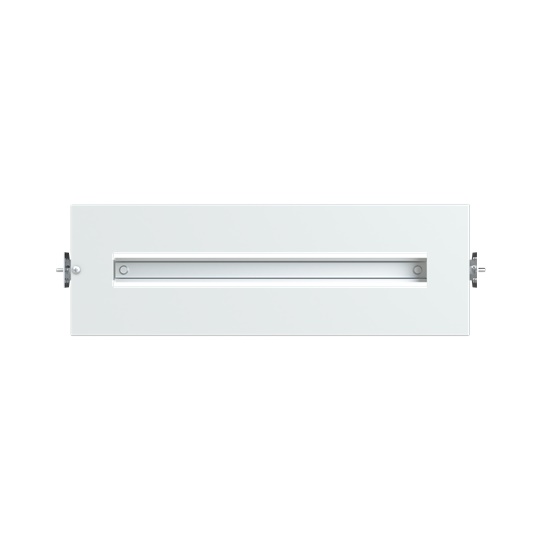 Pannello modulare 25 moduli con binario DIN e staffa 185x600 mm per installazioni elettriche