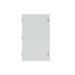 Cassetta elettrica blindata con porta cieca e piastra 1000x600x250 mm per installazioni industriali e civili