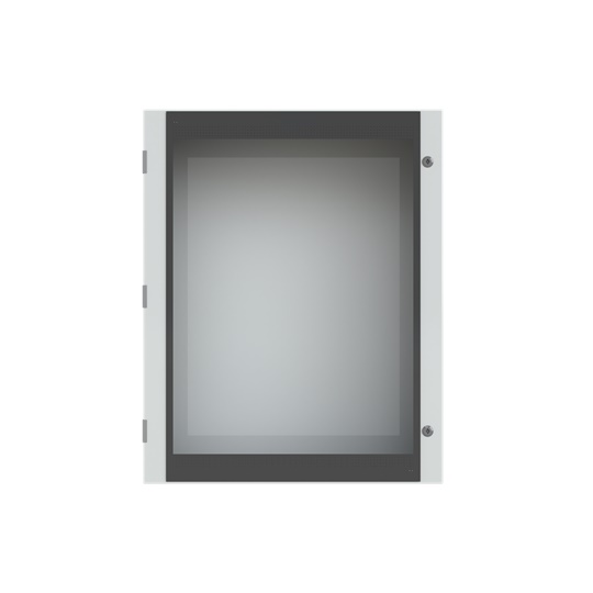 Cassa portante con porta trasparente 1000x800x300 mm per montaggio a parete