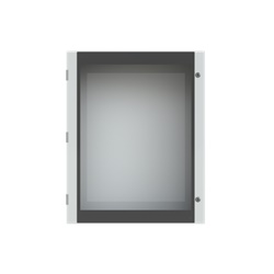Cassa portante con porta trasparente 1000x800x300 mm per montaggio a parete protezione componenti elettrici