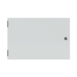 Quadro elettrico blindato con porta serratura e piastra fondo 400x600x200 mm per installazioni a parete