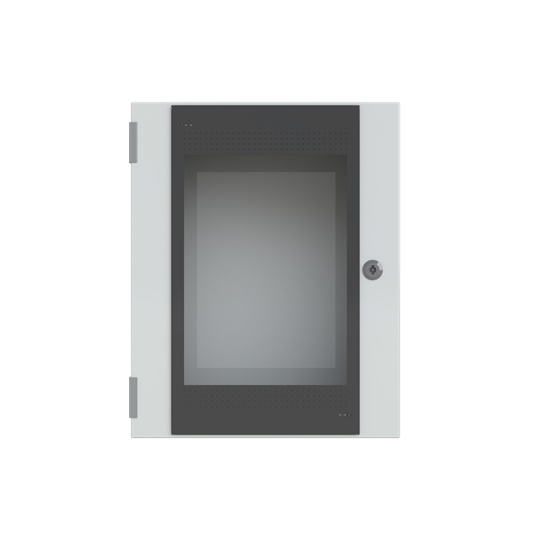 Cassa elettrica con porta trasparente 500x400x200 mm serratura protezione
