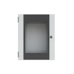 Cassa elettrica con porta trasparente 500x400x200 mm serratura protezione