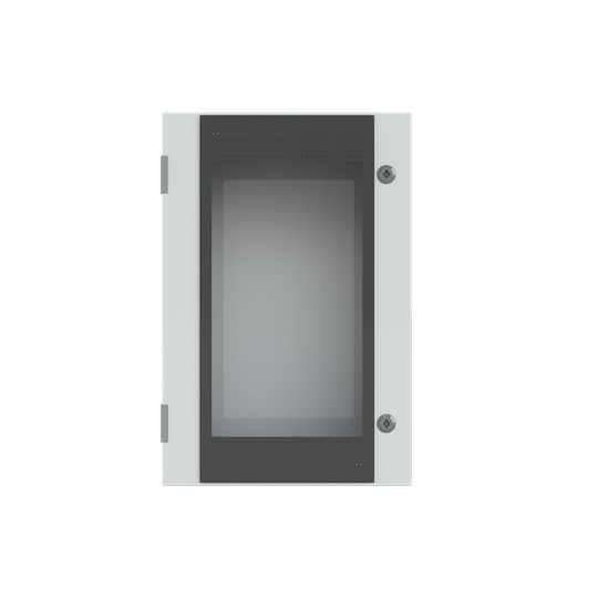 Cassa con porta trasparente 600x400x200 mm per applicazioni elettriche