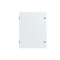 Cassetta derivazione blindata 800x600x250 mm con porta cieca e piastra fondo per montaggio parete
