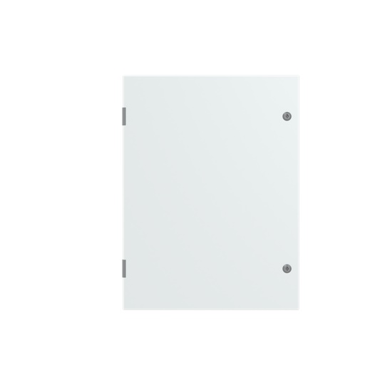 Cassetta elettrica blindata 800x600x300 mm porta cieca piastra fondo serratura industriale civile