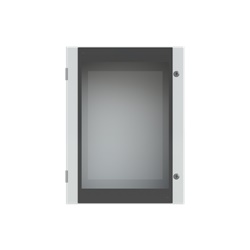 Cassa elettrica con porta trasparente 800x600x300 mm montaggio a parete serratura sicurezza