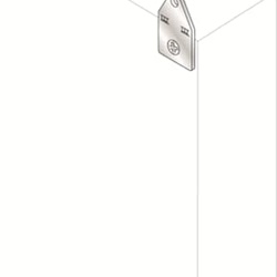 Staffe fissaggio parete acciaio inox n4 per installazioni elettriche robuste e resistenti alla corrosione