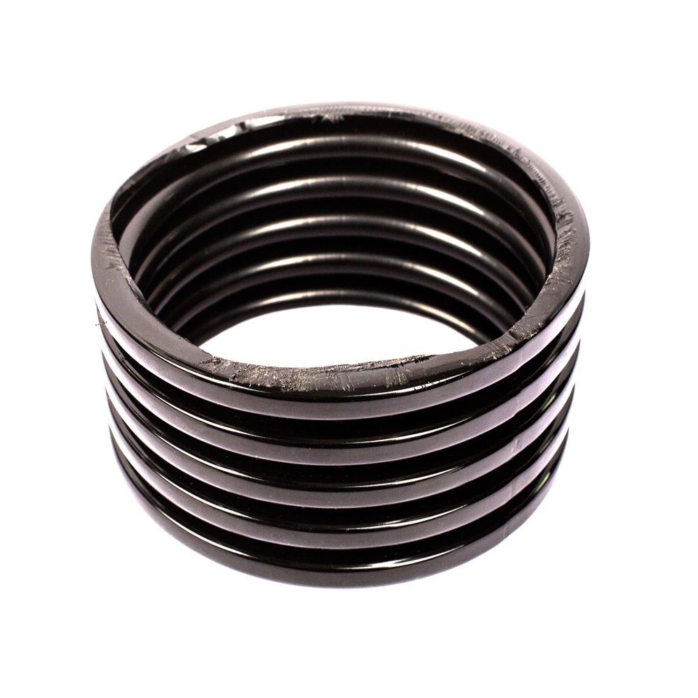 Guaina protettiva PA6 54mm peso standard 50m nero per cablaggi elettrici