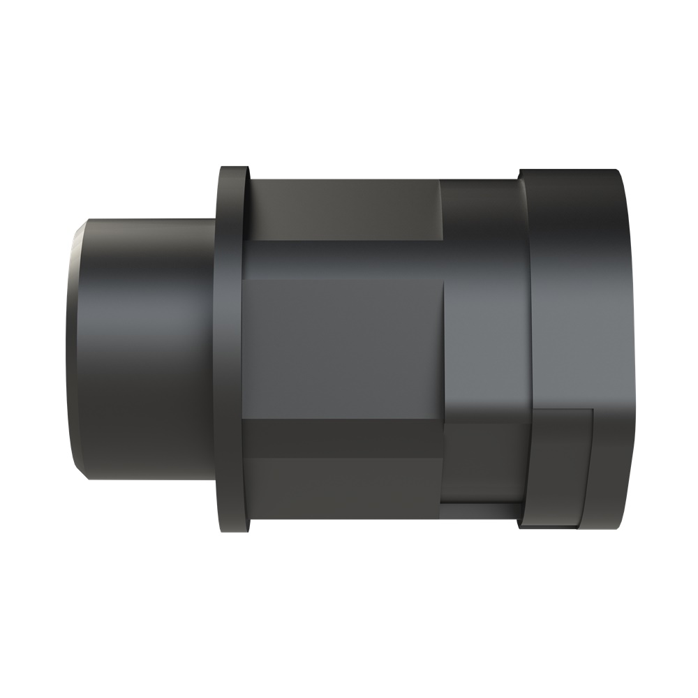 Fitting Smart Line PA6 Diritto M20 NW17 IP66 Nero per Installazioni Elettriche Industriali