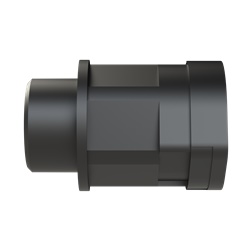 Fitting Smart Line PA6 Diritto M20 NW17 IP66 Nero per Installazioni Elettriche Industriali