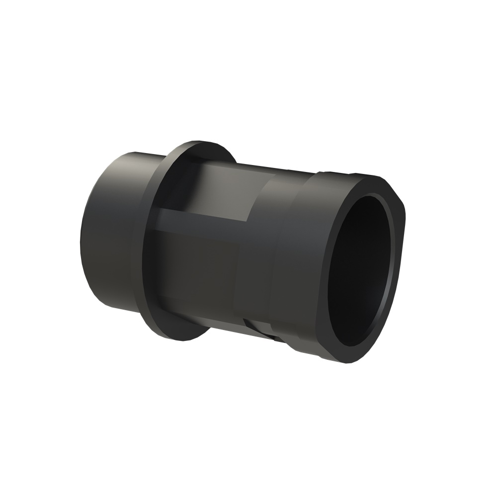 Fitting Smart Line diritto PA6 M25 NW17 IP66 nero per installazioni elettriche professionali